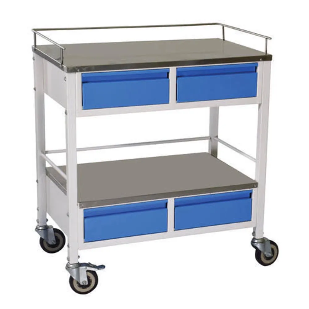 Medicine trolley with 4 Drawer